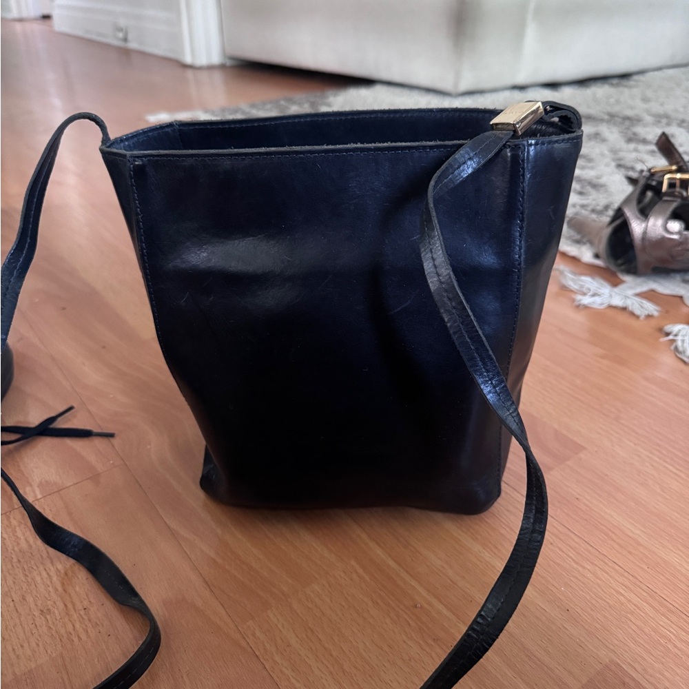 Clare V Black Shoulder Bag with Minimalist Design